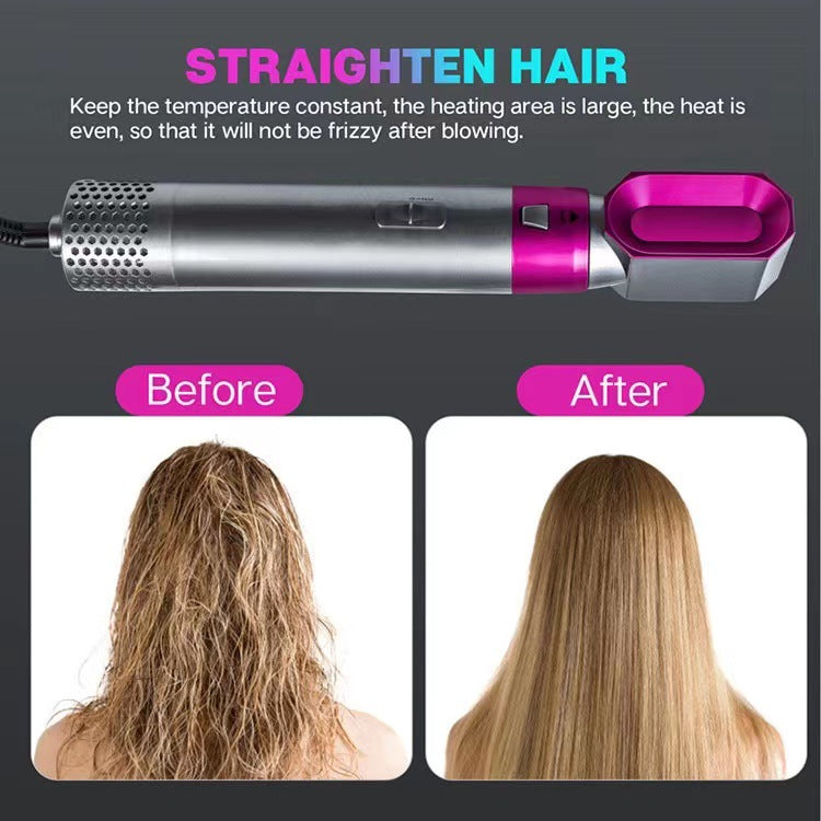 5 In 1 Hair Dryer Styler Air Wrap Brush Professional Electric Hot Air Brush Styling Tool Barber Household Hair Curler Brush Kits