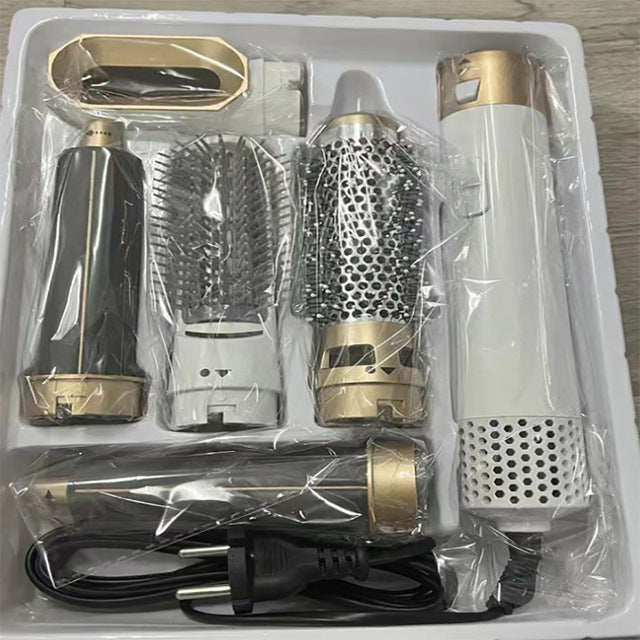 5 In 1 Hair Dryer Styler Air Wrap Brush Professional Electric Hot Air Brush Styling Tool Barber Household Hair Curler Brush Kits