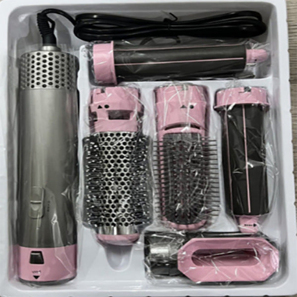 5 In 1 Hair Dryer Styler Air Wrap Brush Professional Electric Hot Air Brush Styling Tool Barber Household Hair Curler Brush Kits